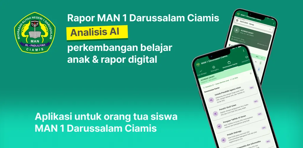 Aplikasi Rapor MAN 1 Darussalam Ciamis