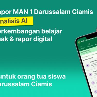 Aplikasi Rapor MAN 1 Darussalam Ciamis