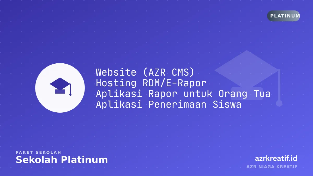 Paket Sekolah Platinum