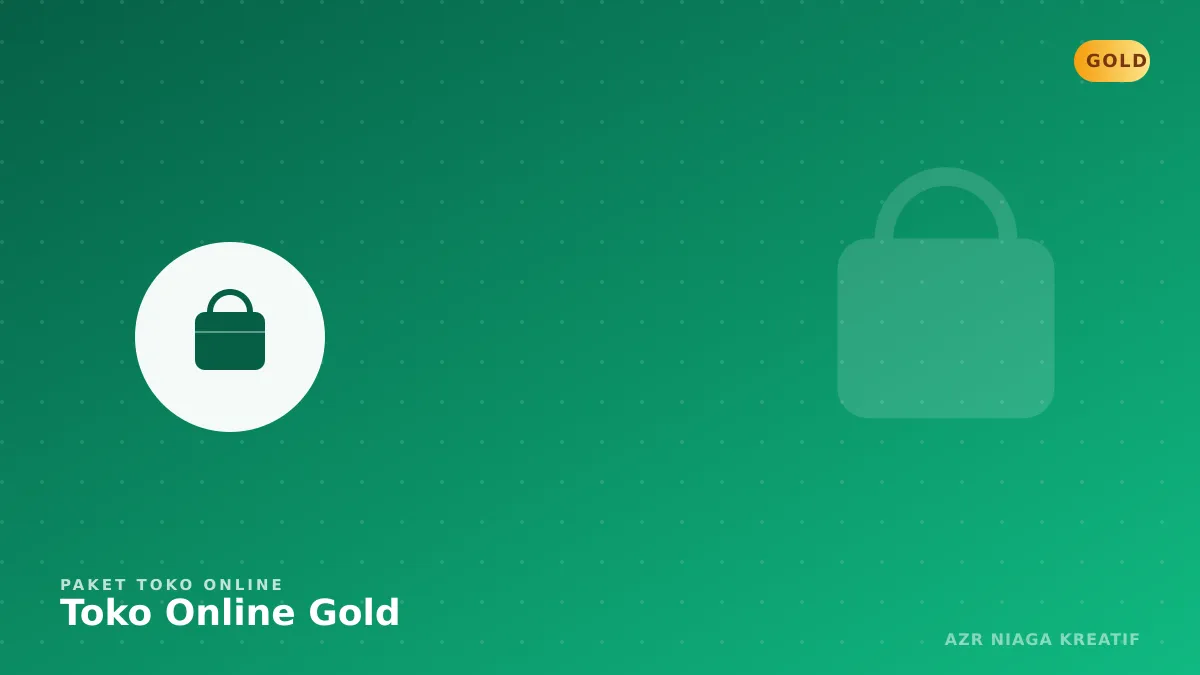 Paket Toko Online Gold