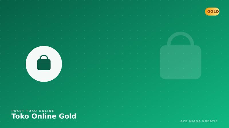 Paket Toko Online Gold