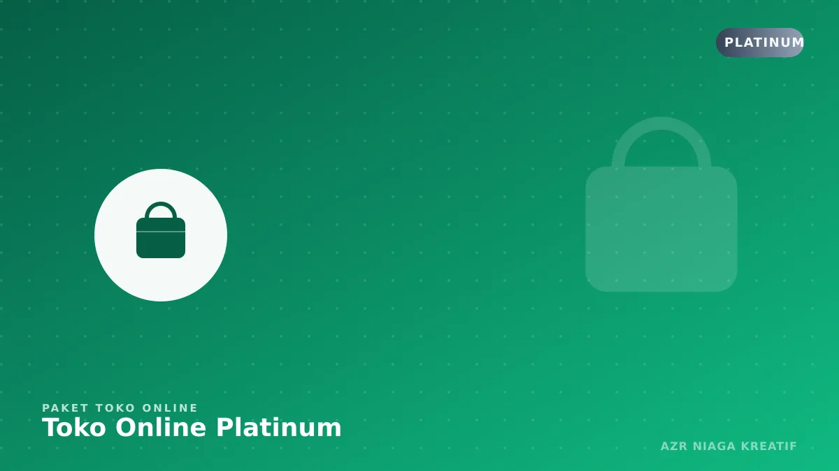 Paket Toko Online Platinum