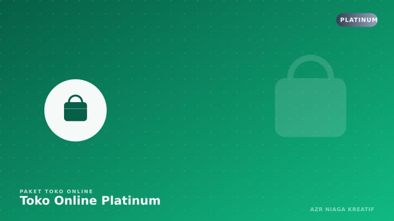 Paket Toko Online Platinum