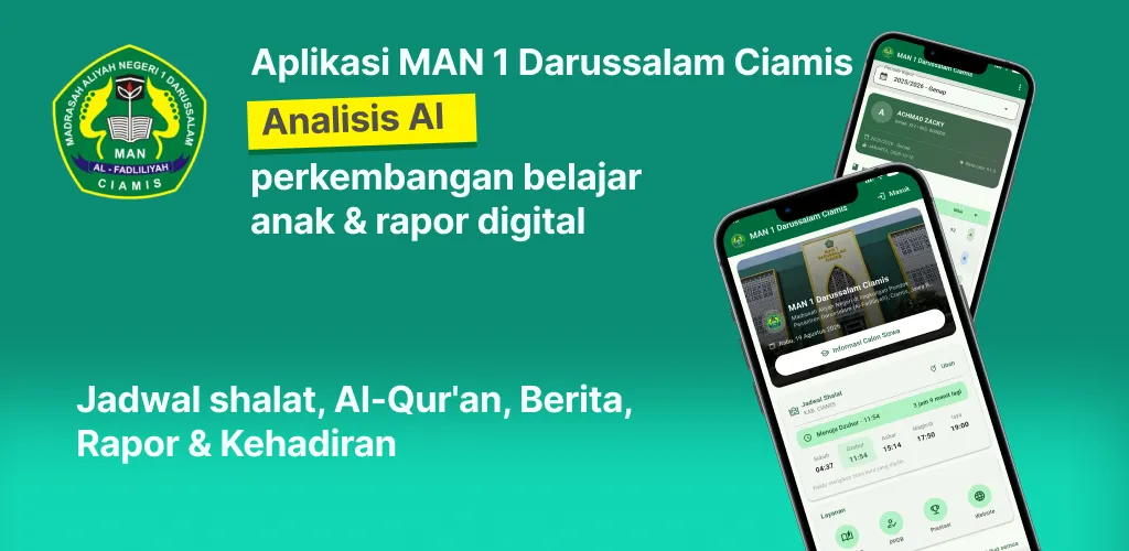 Aplikasi Sekolah MAN 1 Darussalam Ciamis