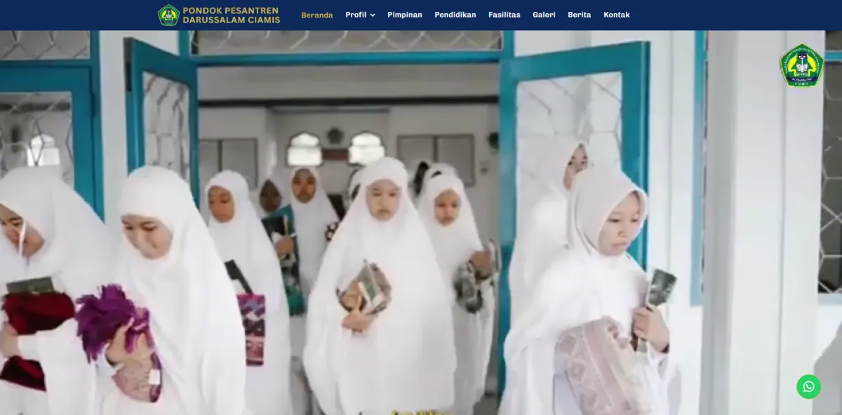 Website Pesantren Darussalam Ciamis