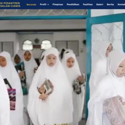 Website Pesantren Darussalam Ciamis