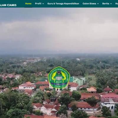 Website MAN 1 Darussalam Ciamis